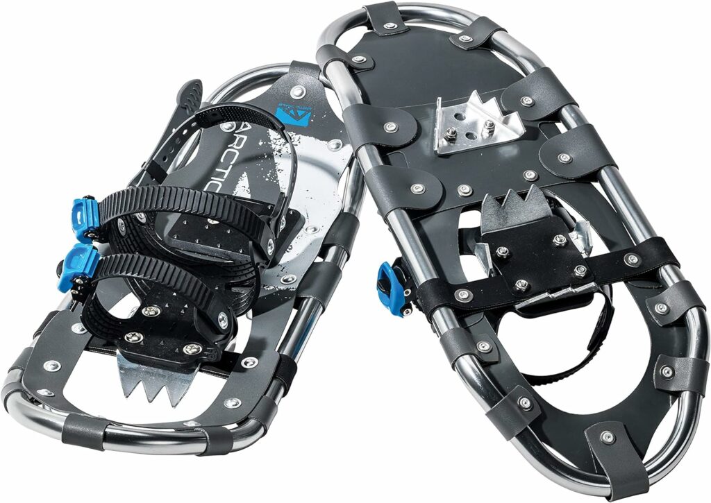 Franklin Sports Snowshoes for Men and Women - Lightweight Aluminum Snowshoes for Adults - Easy to Use Adjustable Snowshoes - Carry Bag Included