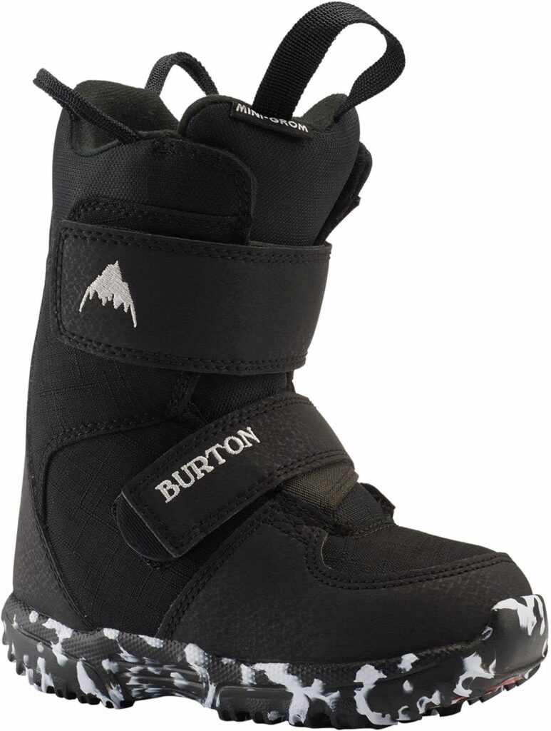Burton Mini Grom Snowboard Boots Kids Sz 8C Black