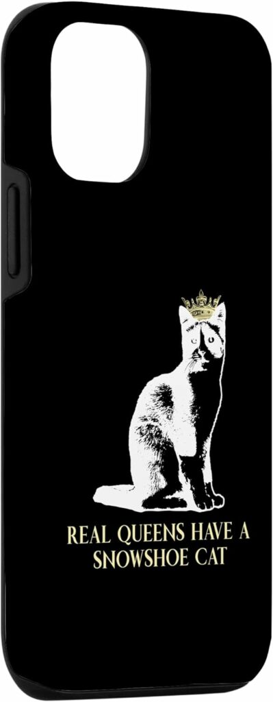 iPhone XS Max Real Queens Have A Cat Mother - Snowshoe Cat Mom Case