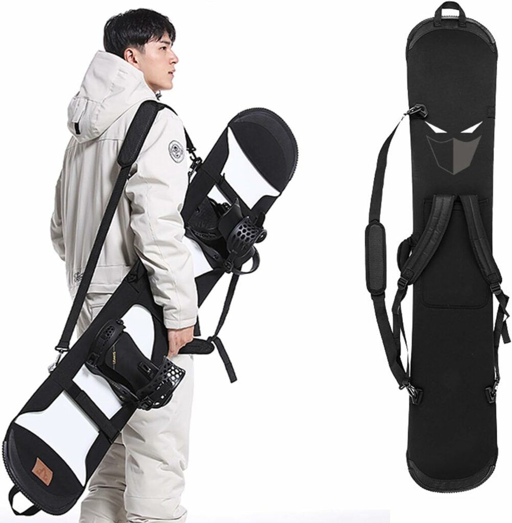 Snowboard Sleeve Cover Case with Shoulder Straps,Snowboard Bag for Travel, fits 140 to 160 Snowboards