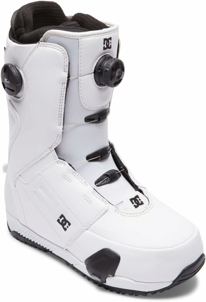 DC Shoes Step On Control Mens Snowboard Boots White/White/Black 9