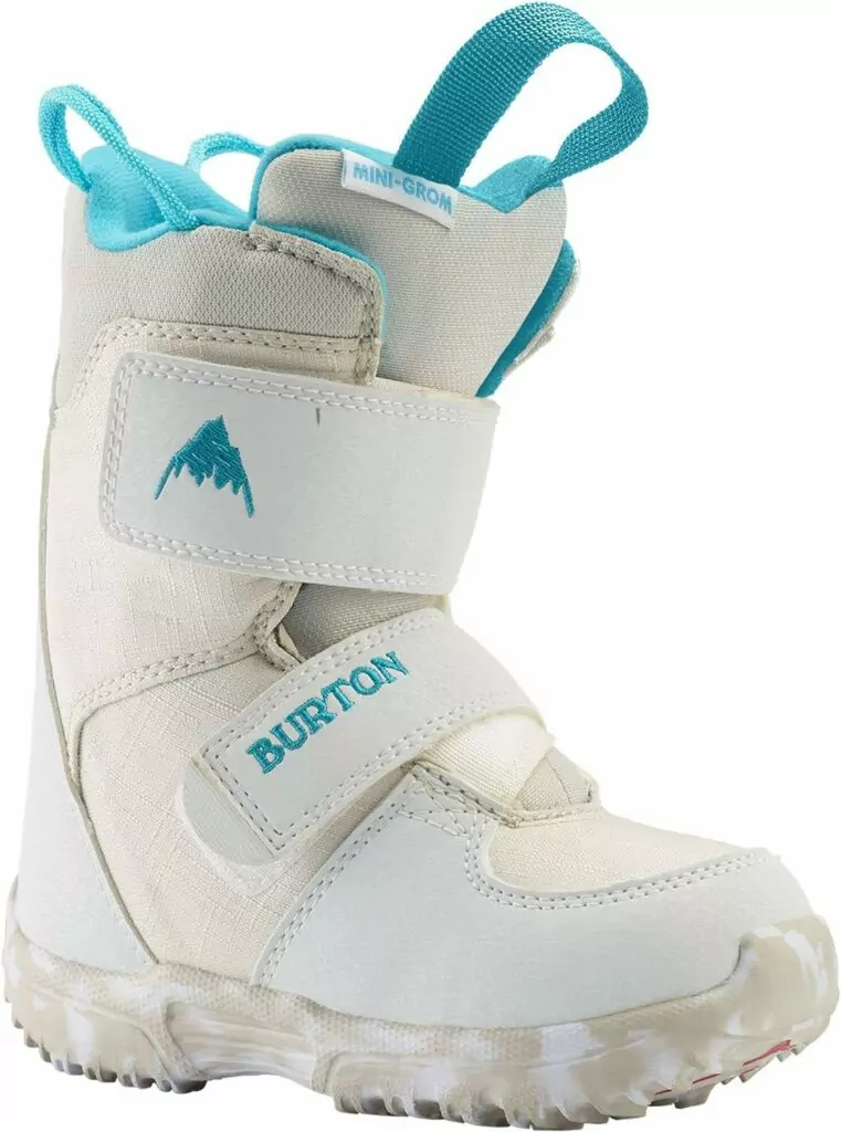 Burton Mini Grom Snowboard Boot (Toddler/Little Kid) White 11 Little Kid M